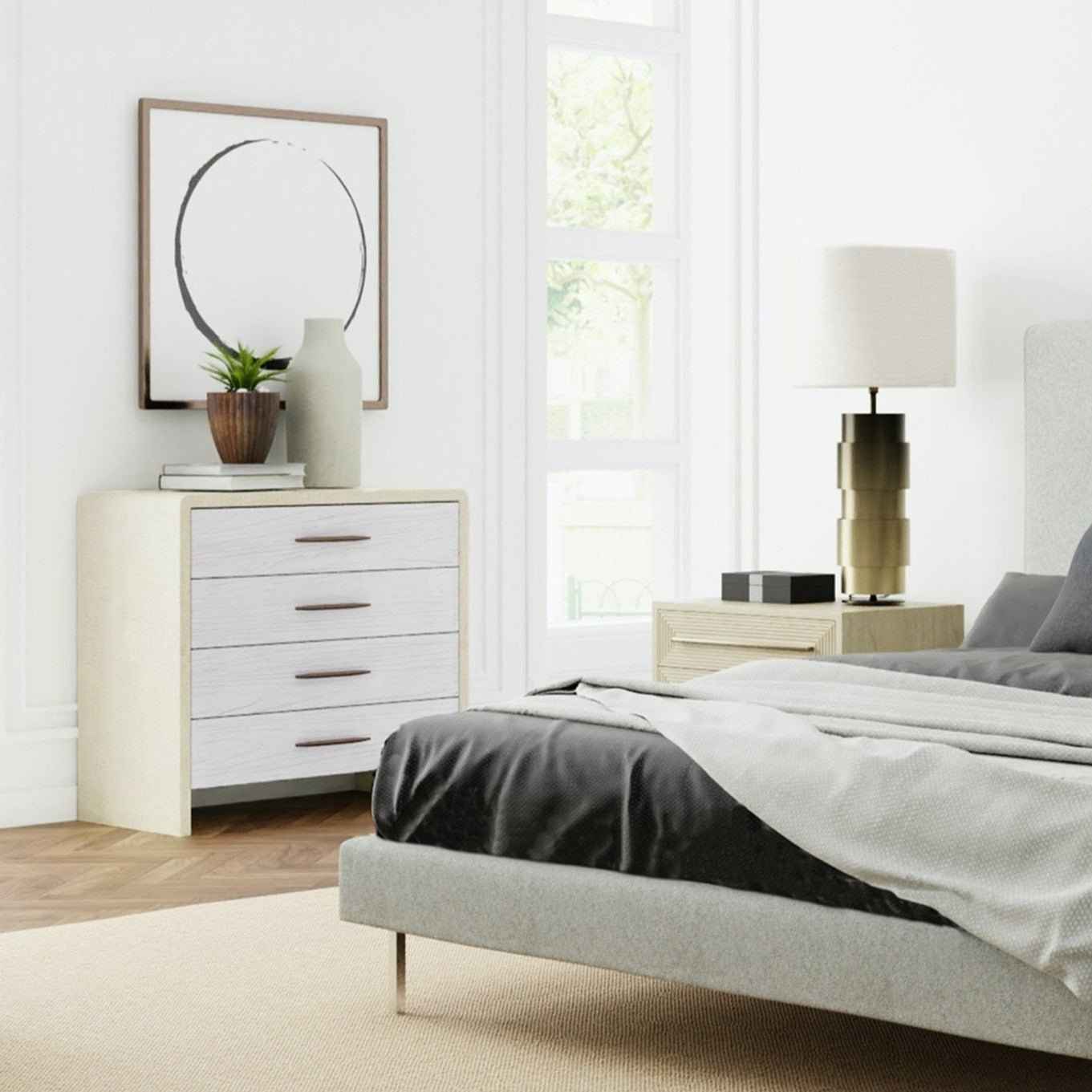 PALISADES THREE-DRAWER NIGHTSTAND