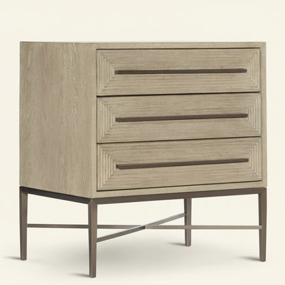 PALISADES THREE-DRAWER NIGHTSTAND