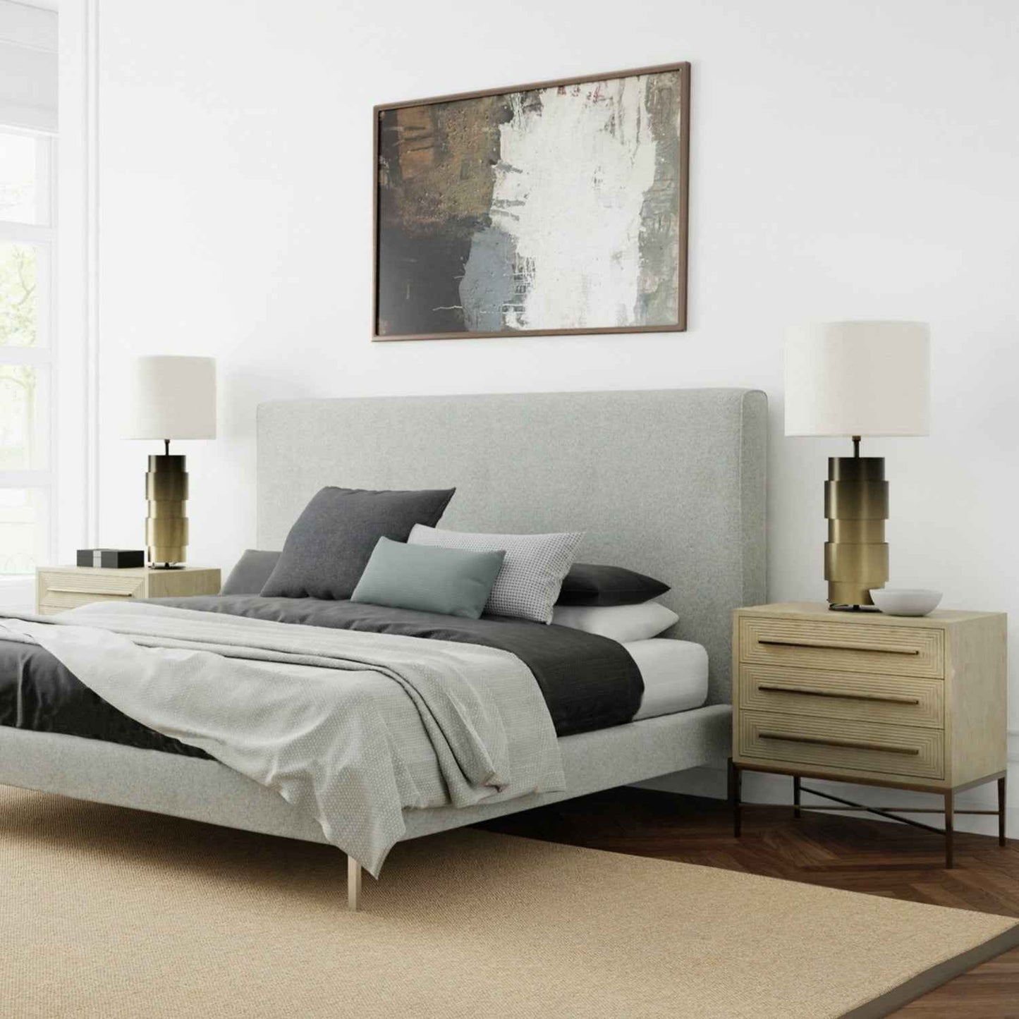 PALISADES THREE-DRAWER NIGHTSTAND