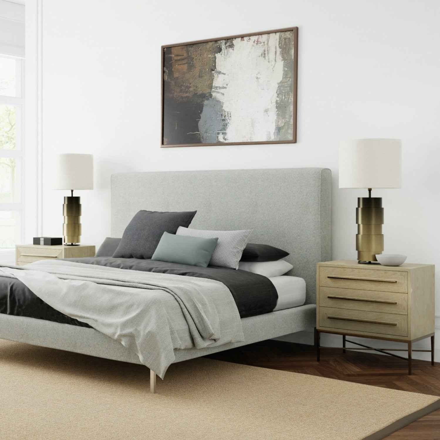 PALISADES THREE-DRAWER NIGHTSTAND