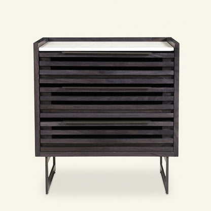 PALOMA MARBLE TOP LARGE NIGHTSTAND