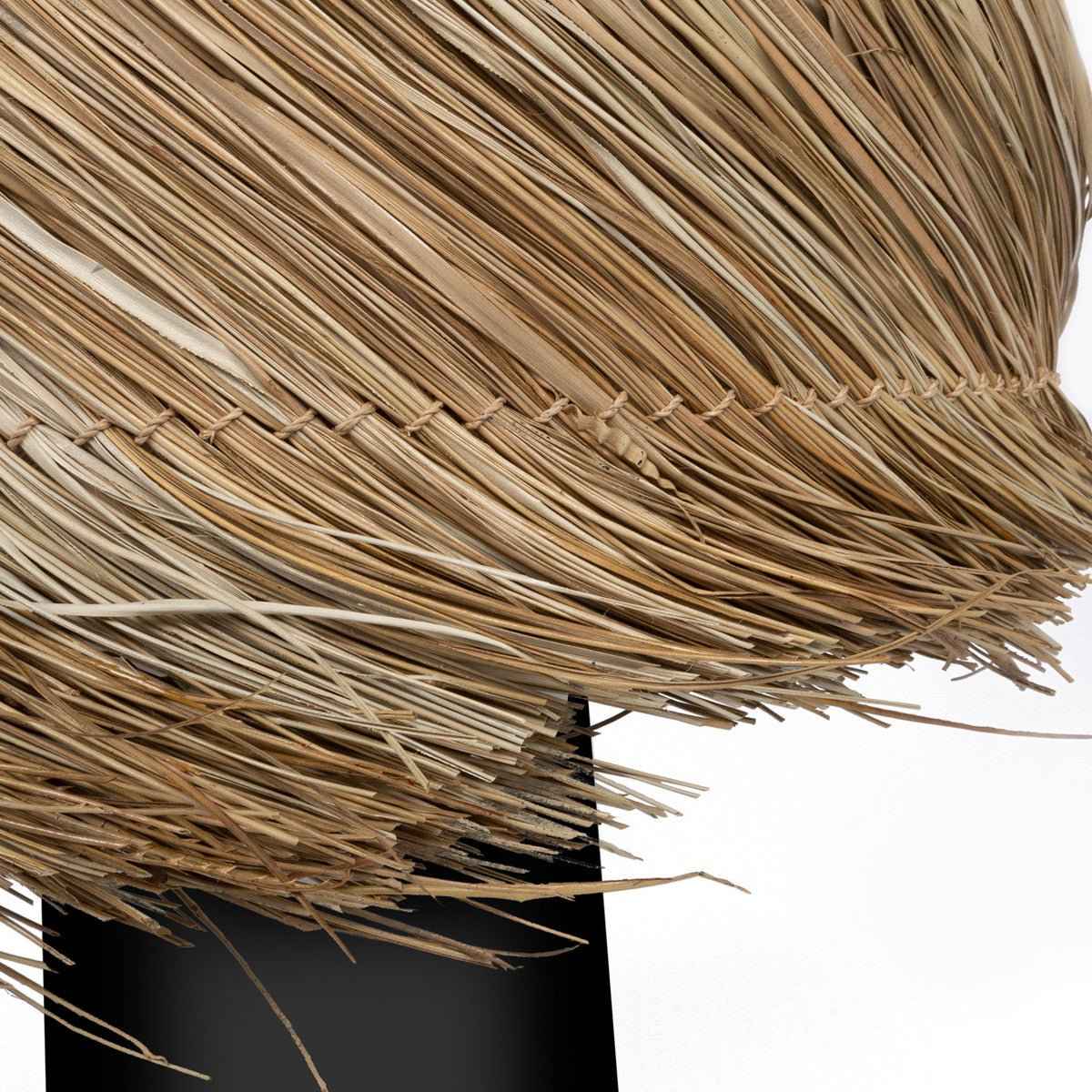 PANDAN TABLE LAMP | BLACK + NATURAL