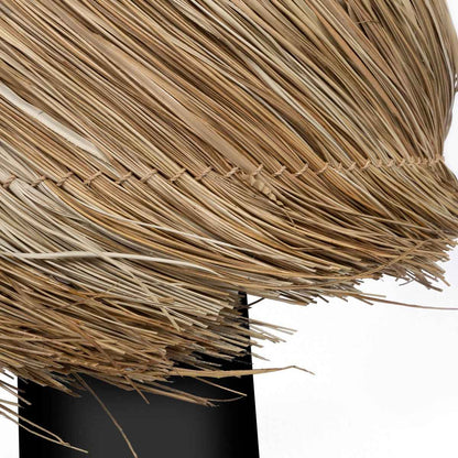 PANDAN TABLE LAMP | BLACK + NATURAL