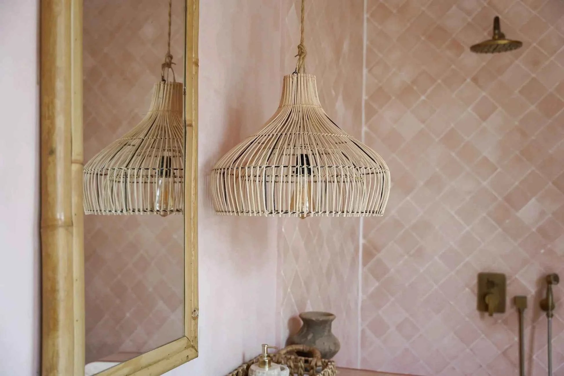 PANTAI PENDANT SHADE | NATURAL RATTAN