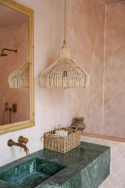 PANTAI PENDANT SHADE | NATURAL RATTAN