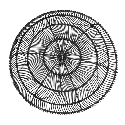 PARAGUAS PENDANT / BLACK RATTAN