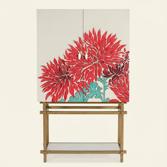 PATRICIA FLORAL BAR CABINET
