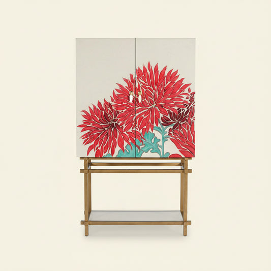 PATRICIA FLORAL BAR CABINET