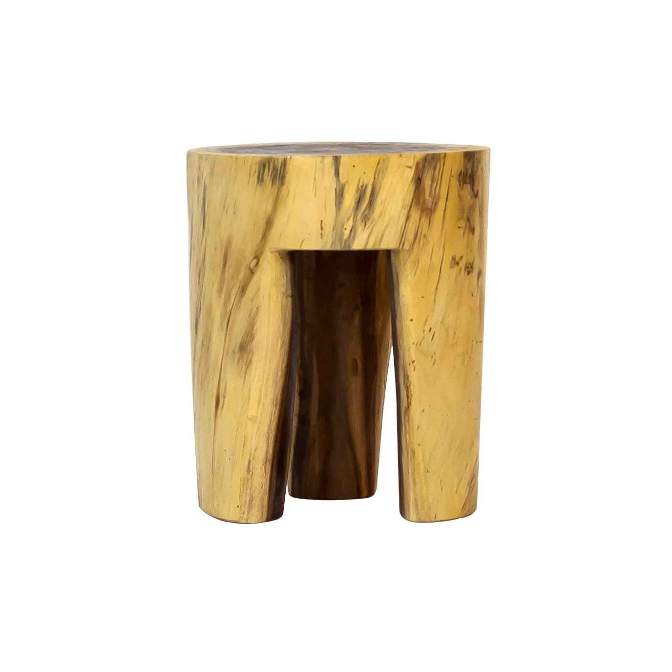 PEG LOW STOOL + SIDE TABLE / NATURAL