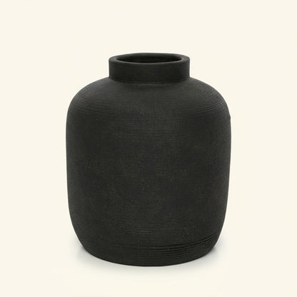 PICKY TERRACOTTA VASE | BLACK | 3 SIZES