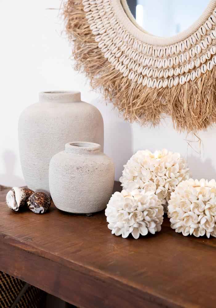 PICKY TERRACOTTA VASE | CONCRETE | 3 SIZES