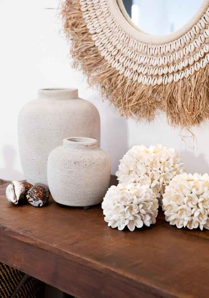 PICKY TERRACOTTA VASE | CONCRETE | 3 SIZES