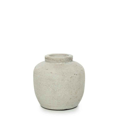 PICKY TERRACOTTA VASE | CONCRETE | 3 SIZES