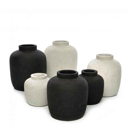 PICKY TERRACOTTA VASE | CONCRETE | 3 SIZES