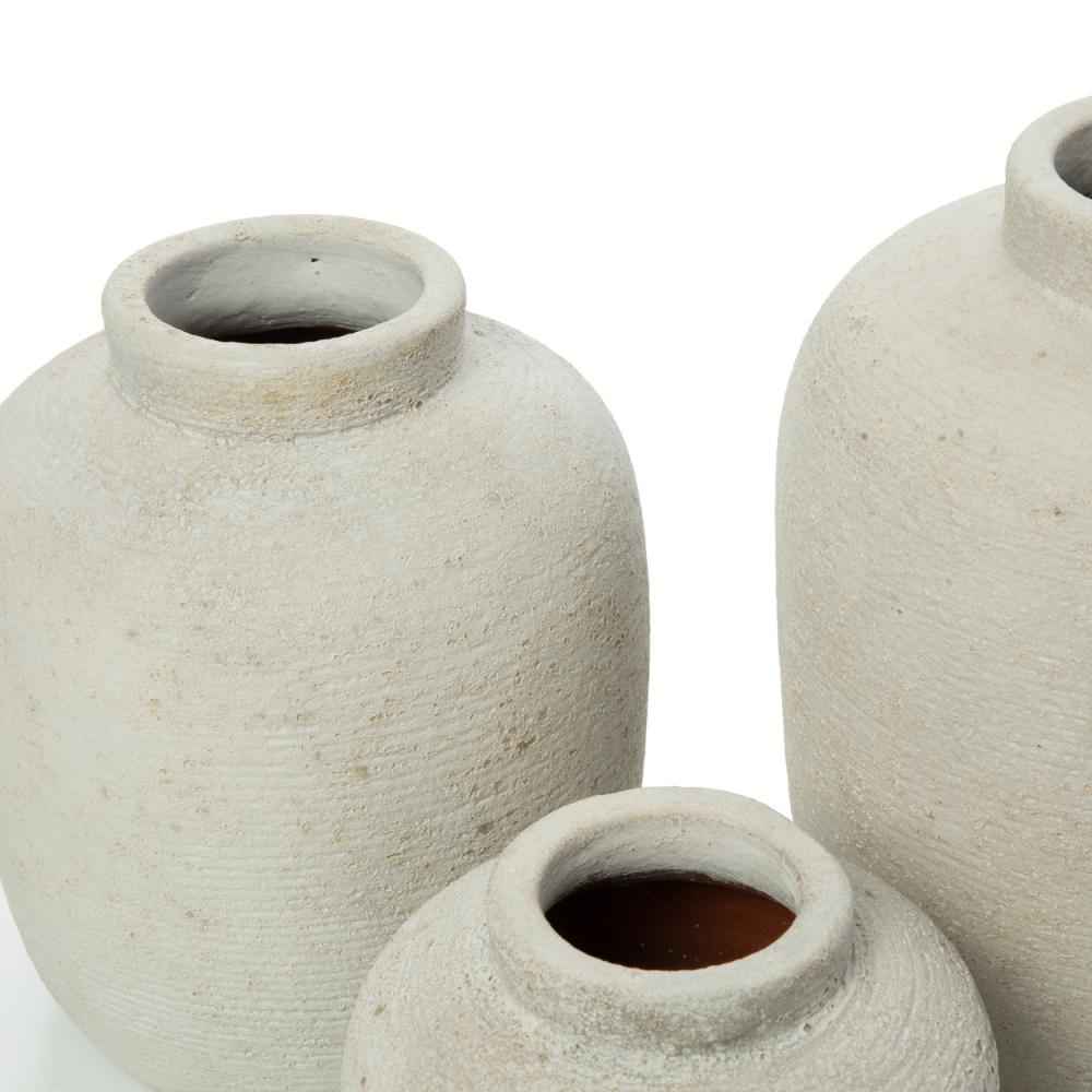 PICKY TERRACOTTA VASE | CONCRETE | 3 SIZES