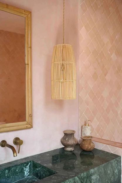 PONDOK PENDANT SHADE | NATURAL RATTAN