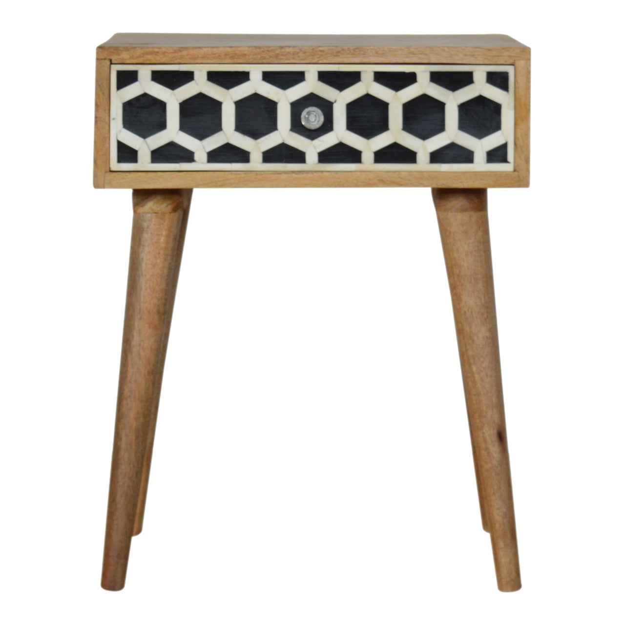BONE INLAY (BED)SIDE TABLE | 1 DRAWER