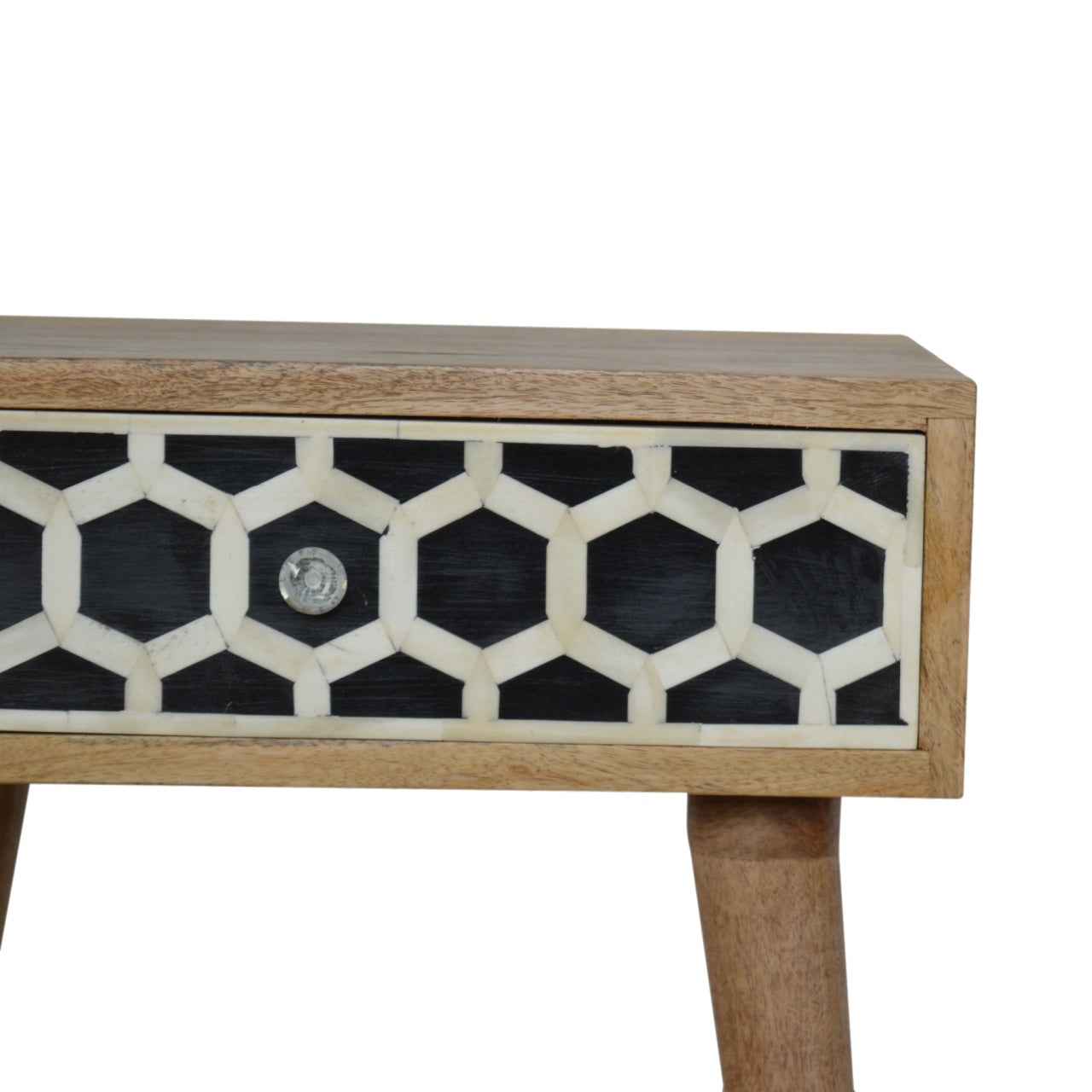 BONE INLAY (BED)SIDE TABLE | 1 DRAWER
