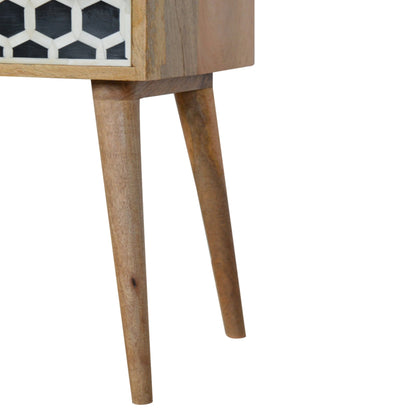 BONE INLAY (BED)SIDE TABLE | 1 DRAWER
