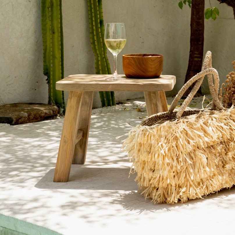 QUINCY STOOL | RECLAIMED TEAK | IN-OUTDOORS