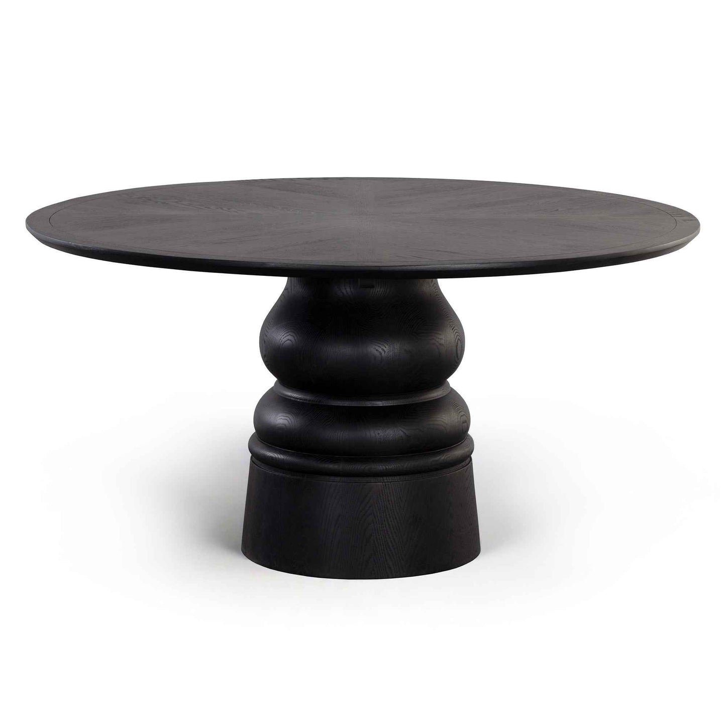 QUINTON 60" ROUND DINING TABLE - BLACK