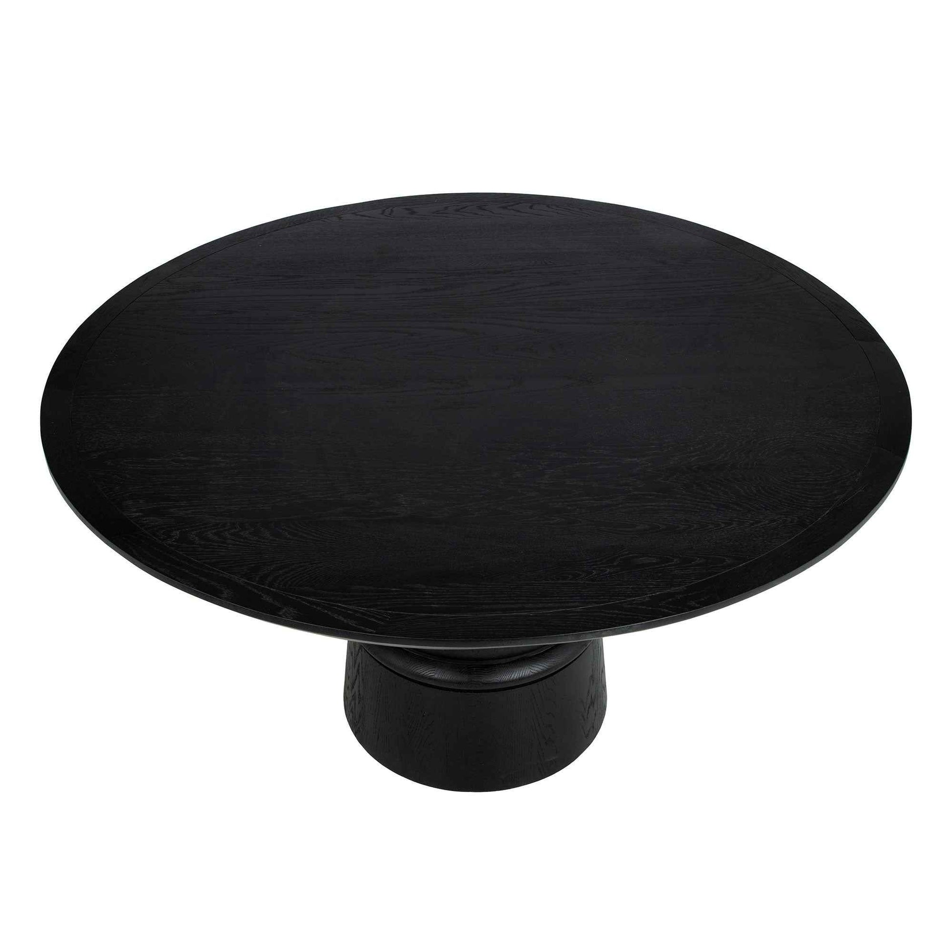 QUINTON 60" ROUND DINING TABLE - BLACK