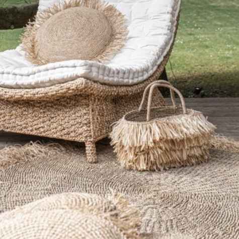 RAFFIA BAHAMAS BASKET BAG | FAIR TRADE | NATURAL