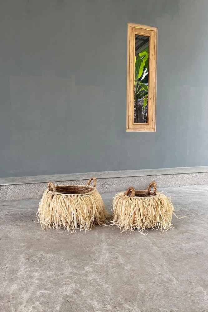 RAFFIA BASKETS | 2 SIZES