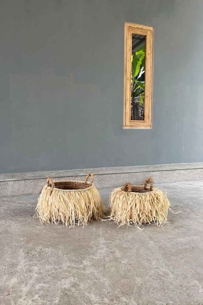 RAFFIA BASKETS | 2 SIZES