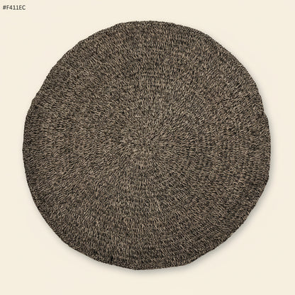 RAFFIA CARPET | NATURAL + BLACK | 200 cm