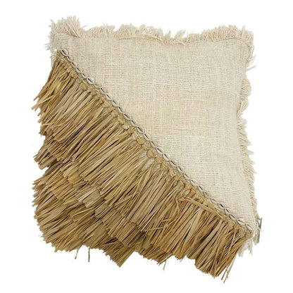 RAFFIA COTTON CUSHION COVER | NATURAL | 2 SIZES