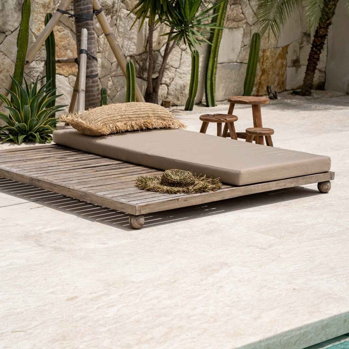 RAFFIA CUSHION COVER | RECTANGULAR | 35 x 100 CM