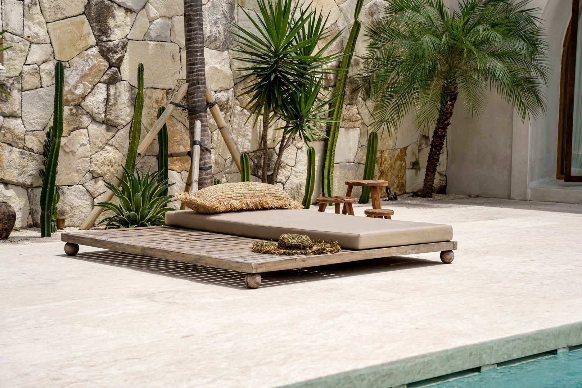 RAFFIA CUSHION COVER | RECTANGULAR | 35 x 100 CM