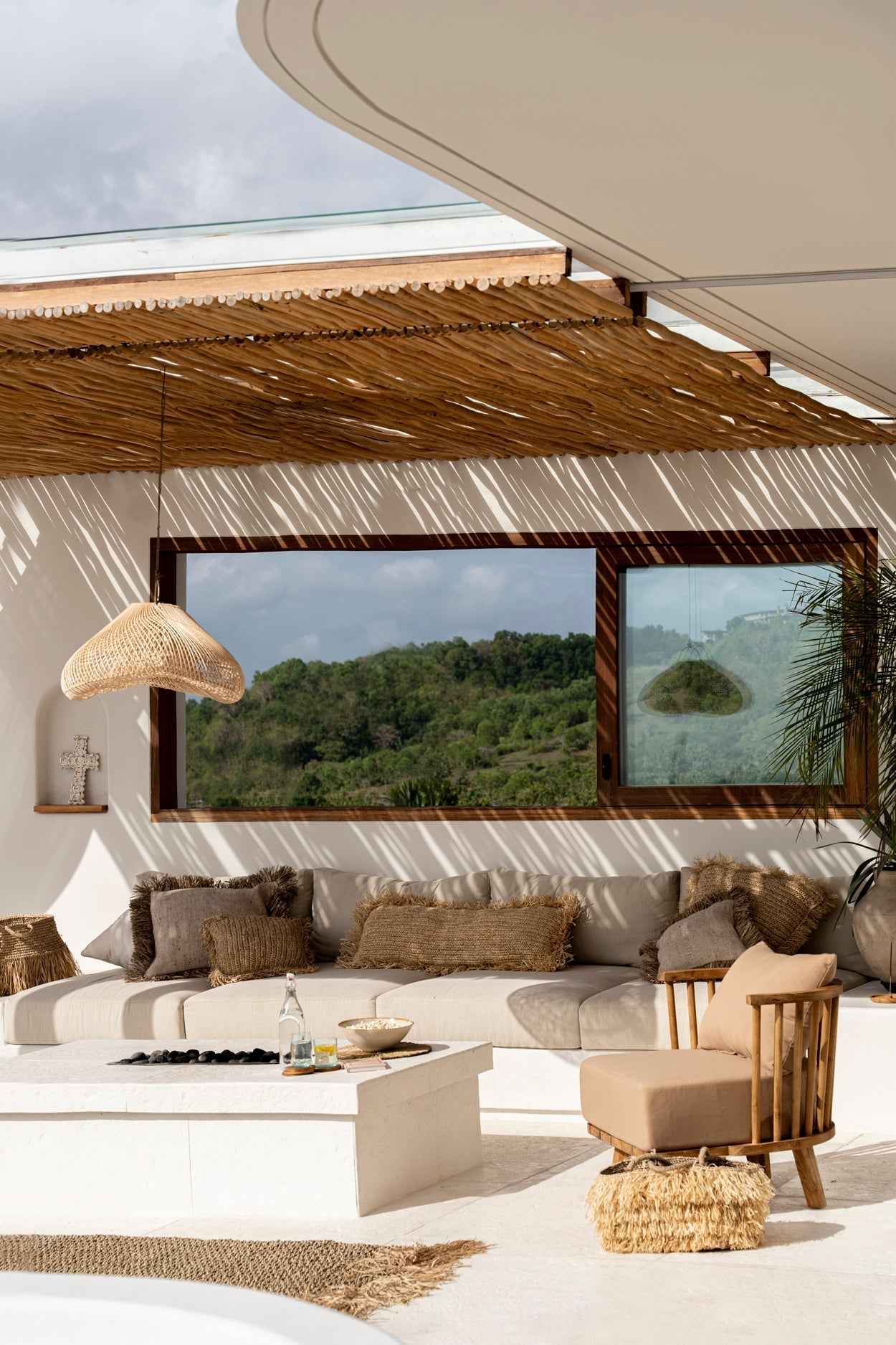 RAFFIA CUSHION COVER | RECTANGULAR | 35 x 100 CM