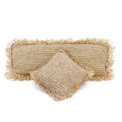 RAFFIA CUSHION COVER | SQUARE | NATURAL | 60 x 60 CM