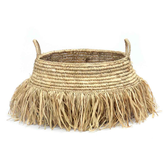 RAFFIA DELUXE BASKETS (SET OF 2) / NATURAL