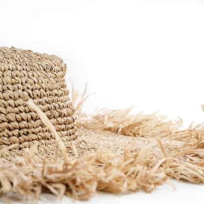RAFFIA LARGE OCEAN HAT | NATURAL
