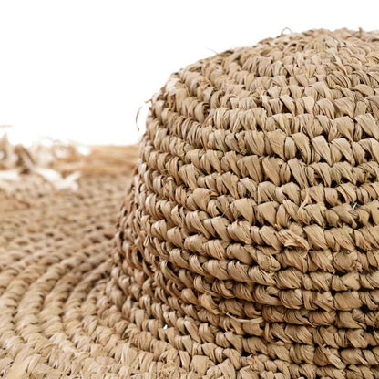 RAFFIA LARGE OCEAN HAT | NATURAL