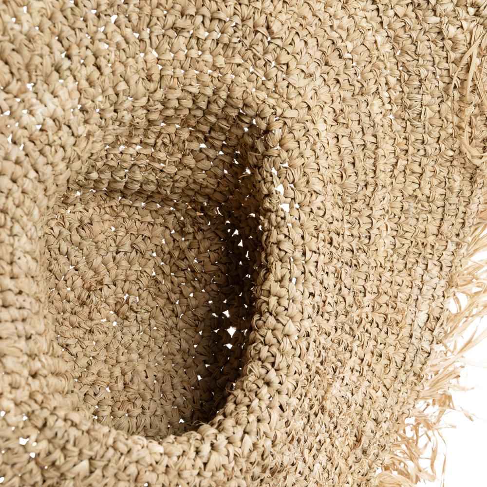 RAFFIA LARGE OCEAN HAT | NATURAL