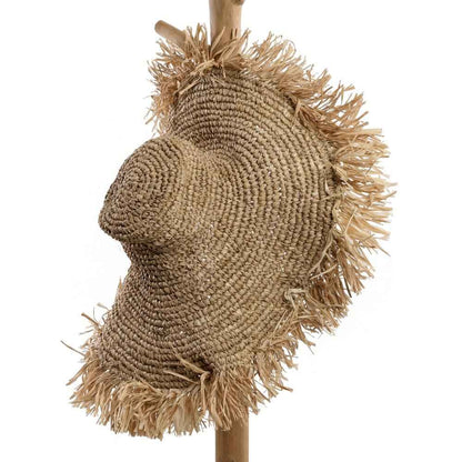 RAFFIA LARGE OCEAN HAT | NATURAL