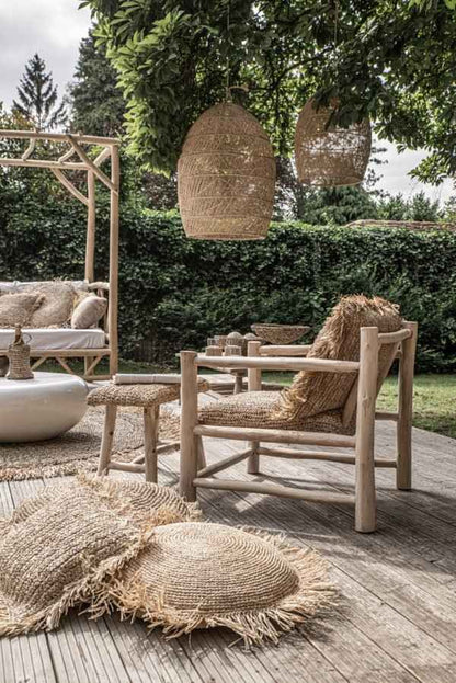 RAFFIA STOOL | BENCH