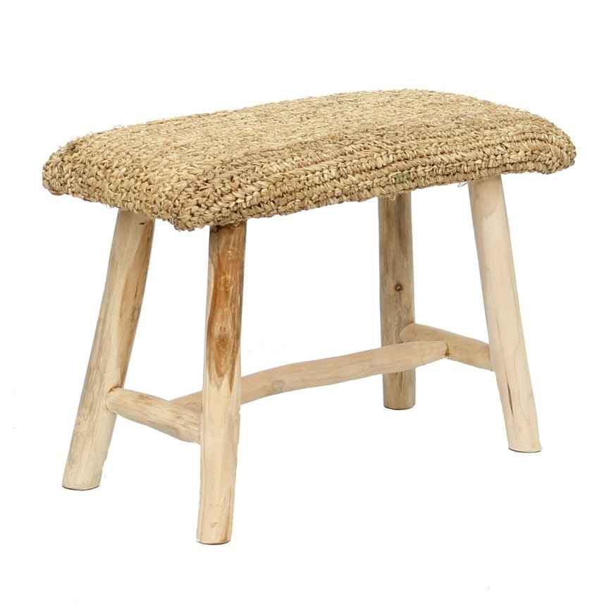 RAFFIA STOOL | BENCH
