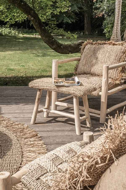 RAFFIA STOOL | BENCH