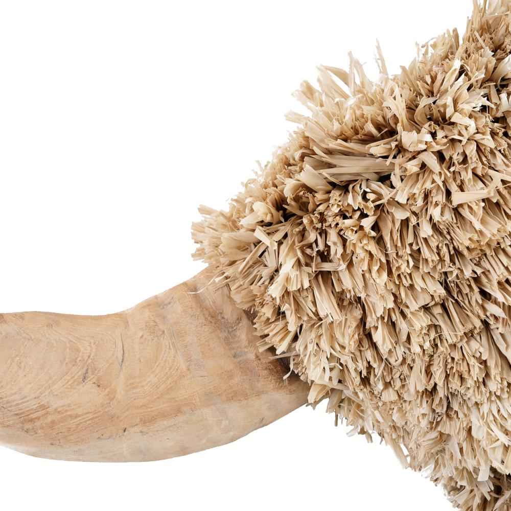 RAFFIA TORO WALL ART