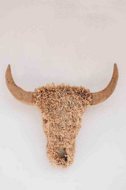 RAFFIA TORO WALL ART