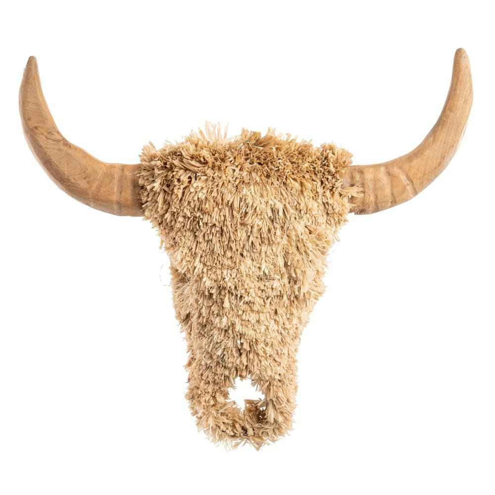 RAFFIA TORO WALL ART