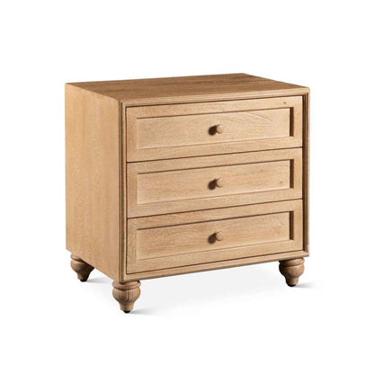 RAJA THREE DRAWER NIGHTSTAND