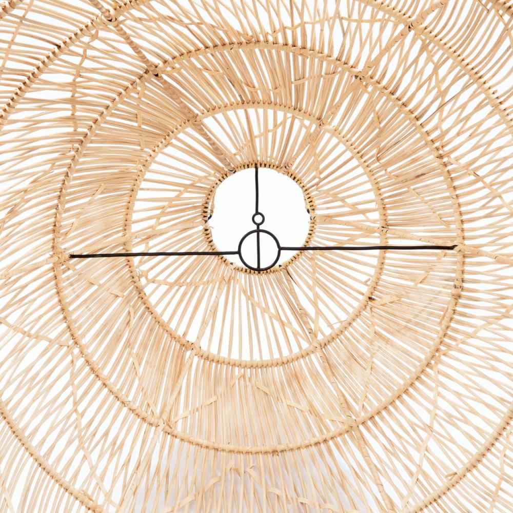RATTAN OVERSIZED TWISTER PENDANT | NATURAL
