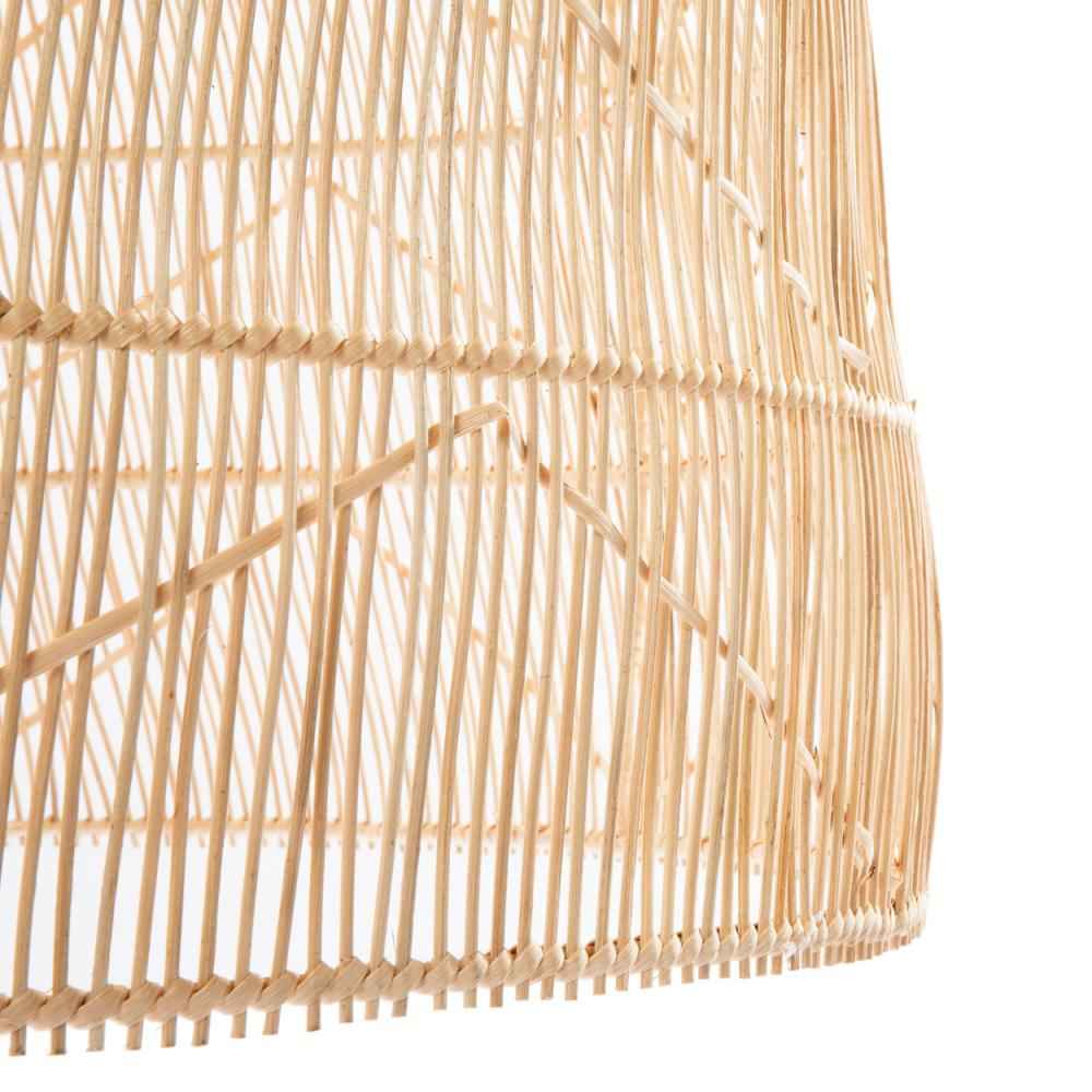 RATTAN OVERSIZED TWISTER PENDANT | NATURAL