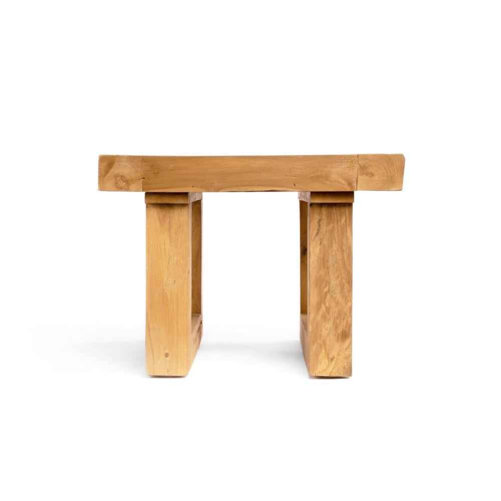 RECLAIMED TEAK SIDE TABLE | NATURAL
